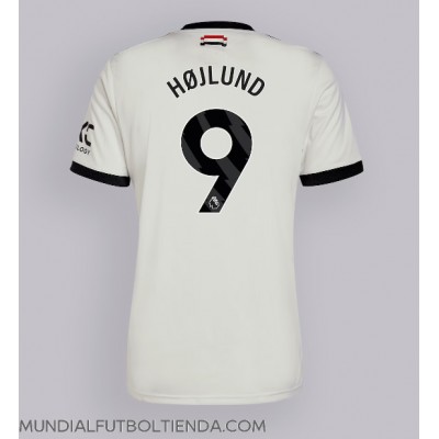 Camiseta Manchester United Rasmus Hojlund #9 Tercera Equipación Replica 2024-25 mangas cortas Camiseta Manchester United Rasmus Hojlund #9 Tercera Equipación Replica 2024-25 mangas cortas